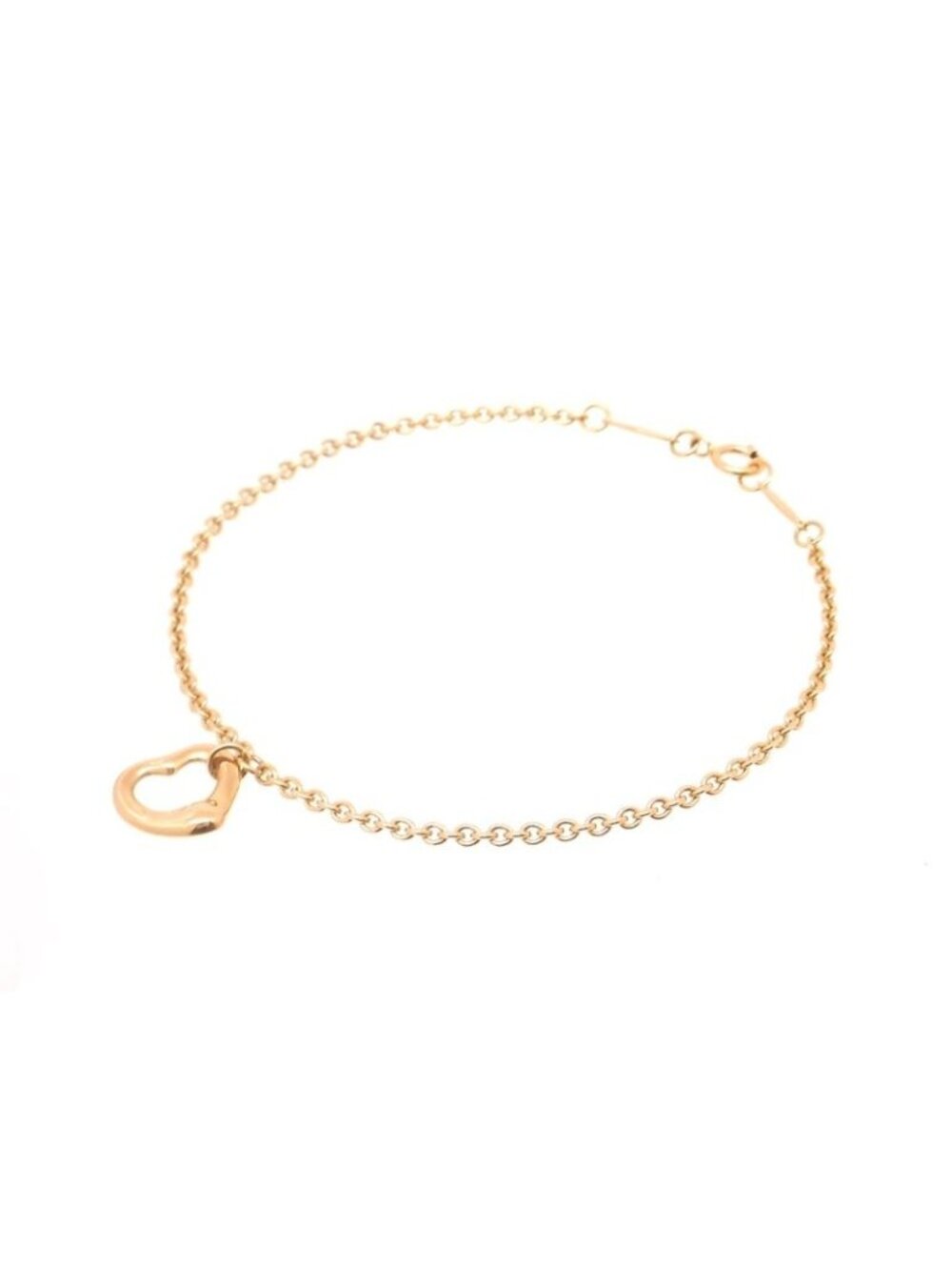 Tiffany & Co Open Heart Bracelet Pink Gold Elsa Peretti